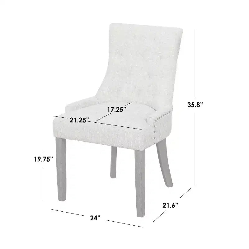 Juego de comedor redondo de 3 piezas en marrón natural y gris para 2 personas