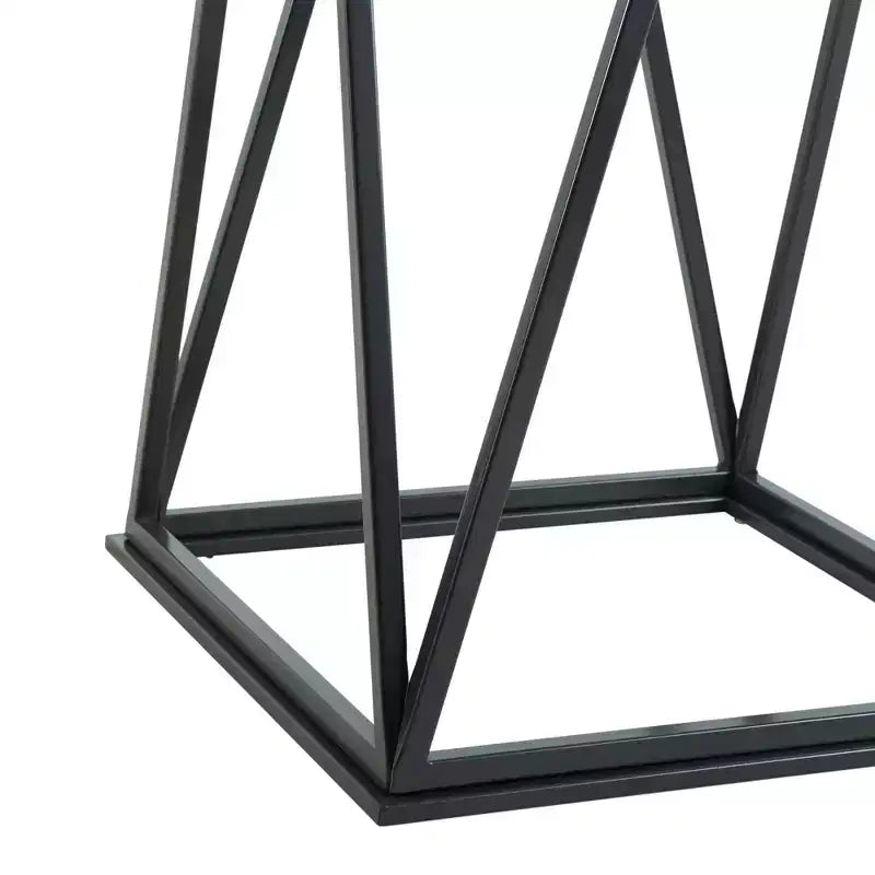 Mesa de comedor redonda con pedestal de mármol blanco - 4 asientos, base de metal gris