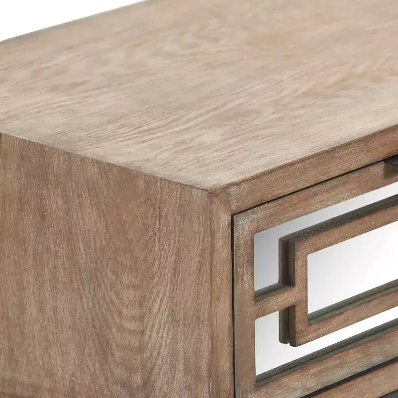 Mesa Auxiliar Rectangular Gris y Negra con Cajón — Estructura Metálica, Superficie de Madera, 1 Persona