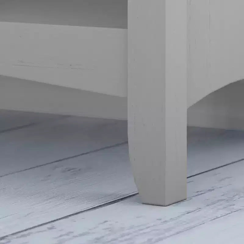Estantería de 5 Baldas – Blanco Antiguo/Gris, Soporta 2 Adultos