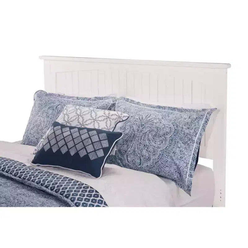 Cabecero King – Espresso / Blanco / Gris, Altura Ajustable, Compatible con Cama de 1-2 Personas