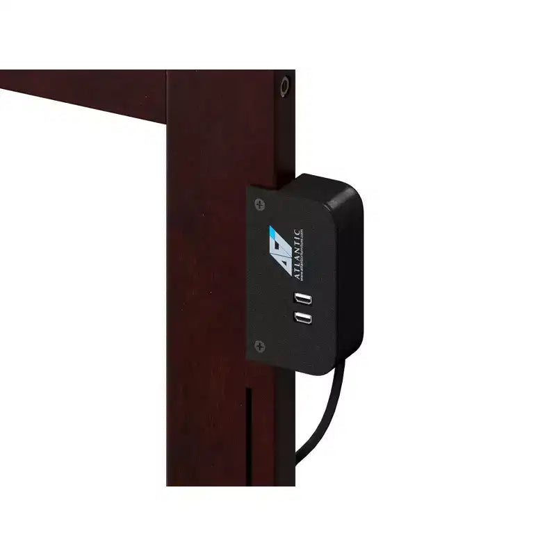 Cabecero King – Espresso / Blanco / Gris, Altura Ajustable, Compatible con Cama de 1-2 Personas