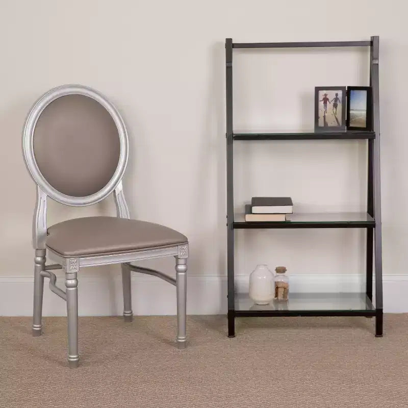 Flash Furniture HERCULES Series 900 lb. Capacity King Louis Dining Side Chair