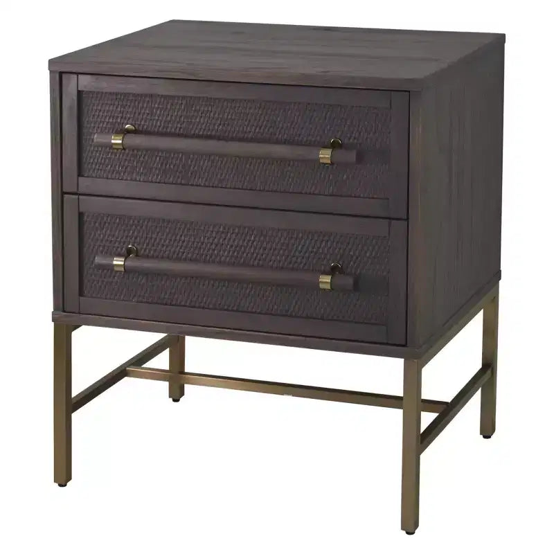 Sophia 2 Drawer Nightstand - Hopper Studio