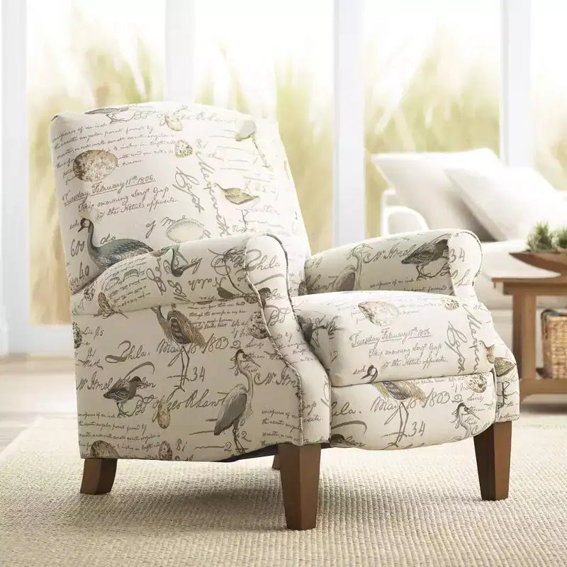 Sillón reclinable tapizado gris oscuro, 1 plaza