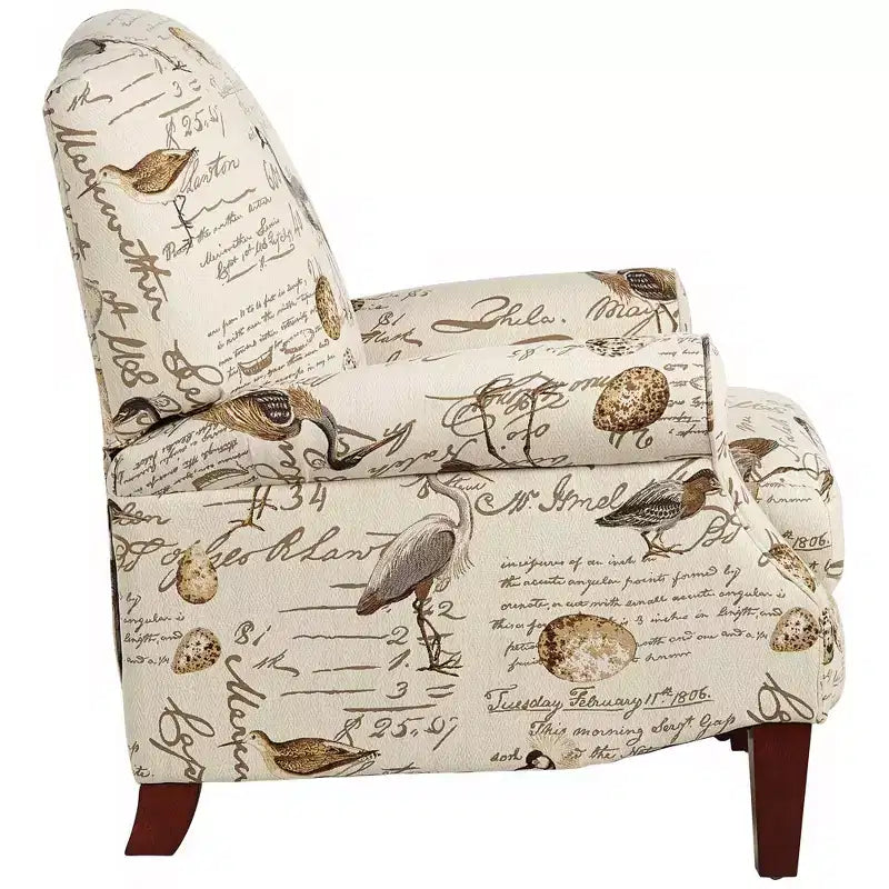 Sillón reclinable tapizado gris oscuro, 1 plaza