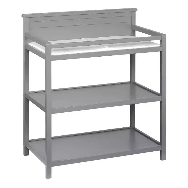Cambiador gris/blanco con almohadilla — Para 1 niño