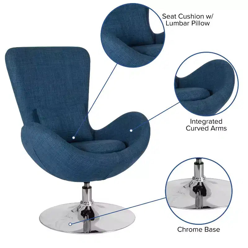 Sillón Reclinable Individual con Reposapiés y Portavasos – Varios Colores