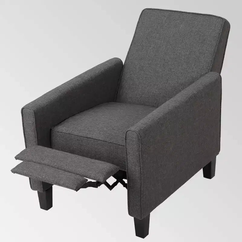 Sillón reclinable con respaldo, floral azul / verde azulado oscuro / humo / trigo, juego de 2